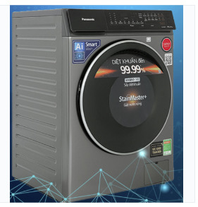 Máy giặt sấy Panasonic Inverter 9 kg NA-S96FC1LVT