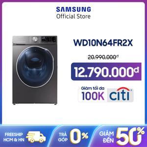 Máy giặt sấy Samsung AddWash Inverter 10.5 kg WD10N64FR2X/SV