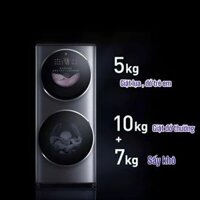 Máy Giặt Sấy Xiaomi Mijia 2 Tầng XM21 Giặt 15Kg Sấy 7Kg – Ion bạc khử trùng, sấy biến tần BLDC