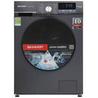 Máy giặt Sharp 9 kg ES-FM90CB-SB cửa ngang Inverter 2025