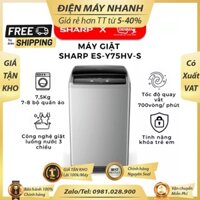 Máy giặt Sharp ES-Y75HV-S Bảo hành chính hãng Cabin.vn