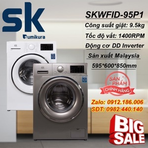 Máy giặt Sumikura Inverter 9.5 kg SKWFID-95P1