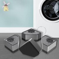 Máy Giặt Tăng Chiều Cao Miếng Lót Cao Su Chống Sốc Chiều Cao Chống Trơn Trượt Miếng Lót Hút Âm Thanh Tủ Lạnh Máy Giặt Chân [HSU]