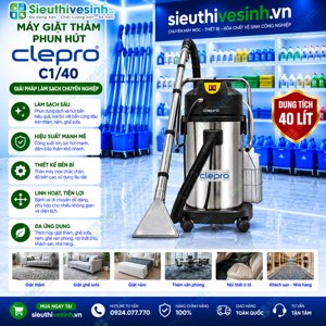 Máy giặt thảm Clepro C1/40