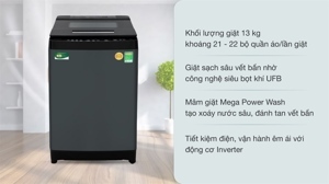 Máy giặt Toshiba lồng đứng Inverter 13 kg AW-DUJ1400GV