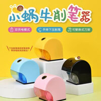 Máy gọt bút chì Nhật Bản Nakabayashi, máy gọt bút chì điện hình ốc nhỏ cho học sinh tiểu học, máy gọt bút chì đa chức năng ODI7