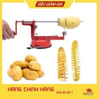 Máy gọt khoai tây hình xoắn ốc phủ bột phomat chiên thơm giòn