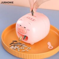 Máy gọt vỏ hướng dương JURHOMIE, Máy gọt vỏ dưa dễ thương cho lợn, Máy gọt vỏ điện hoạt hình thông minh tự động di động