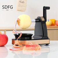 Máy gọt vỏ trái cây quay tay SDFG, Máy gọt vỏ khoai tây hiệu quả thủ công, Nhựa gia dụng có cốc hút Máy cắt trái cây nhà hàng