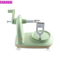 Máy gọt vỏ trái cây quay tay SHANHAI, Máy gọt vỏ xoay bằng nhựa, Đa chức năng Maunal Tiết kiệm nhân công không làm tổn thương bàn tay Máy gọt vỏ tự động Lê