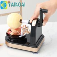 Máy gọt vỏ trái cây quay tay GLENES, Máy gọt vỏ khoai tây hiệu quả thủ công, Nhựa ổn định có cốc hút Máy cắt trái cây rau củ