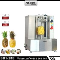 MÁY GỌT VỎ TRÁI THƠM DỨA KHỚM TỰ ĐỘNG BẰNG THÉP KHÔNG GỈ BB1-28B