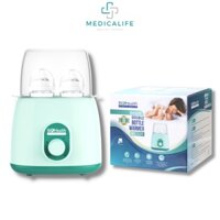 Máy hâm sữa bình đôi BioHealth BH9210 làm nóng tiệt trùng vẫn giữ được hương vị và chất dinh dưỡng