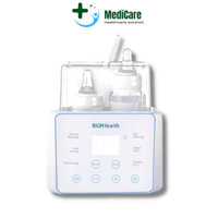 Máy hâm sữa bình đôi BioHealth BH9100 làm nóng nhanh, tiệt trùng bình sữa bằng hơi nước tiện lợi -Tbyt MediCare