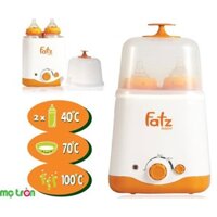 Máy hâm sữa hai bình cổ rộng Fatzbaby FB3012SL