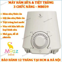 Máy hâm sữa, rã đông đồ ăn dặm và tiệt trùng cao cấp Moaz Bébé MB-039 MB039/ Nhiệt kế đo nhiệt độ nước pha sữa MB020