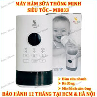 Máy hâm sữa thông minh siêu tốc Moaz BéBé MB-033 MB033/ Nhiệt kế đo nhiệt độ nước pha sữa sữa MB020 (Bảo hành 12 tháng)