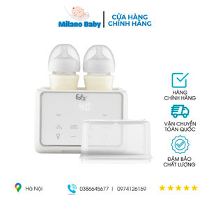 Máy hâm sữa tiệt trùng 2 bình điện tử Duo 3 Plus Fatz FB3094TK