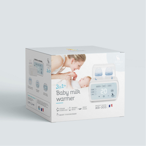 Máy hâm sữa tiệt trùng 2 bình MoazBebe MB-003
