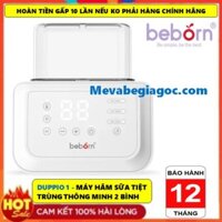 Máy hâm sữa tiệt trùng thông minh 2 bình Beborn Duppio 1 DBW01TN - Thế hệ tiếp theo của Fatz Fatzbaby