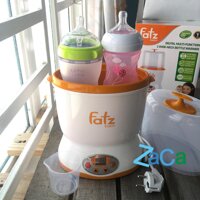 Máy hâm sữa  và tiệt trùng 2 bình cổ rộng Fatzbaby FB3018SL bảo hành 1 năm [bonus]