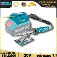 Máy hàn chì dùng pin Lithium TOTAL TSILI2001 công suất 400w. Thiết bị hàn điện thế 20V, công suất 40W tiện lợi- MOSACO