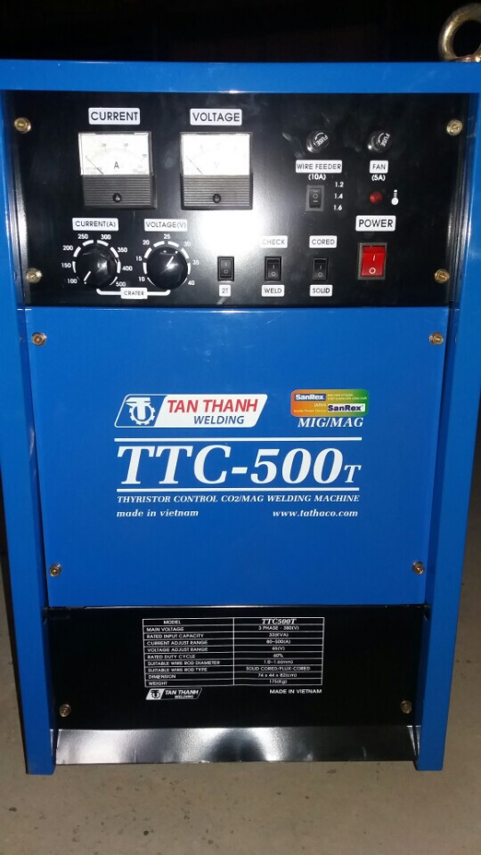 Máy hàn CO2/MAG Tân Thành TTC-500T