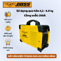 Máy hàn điện tử BOSS MOS-250 công suất 250A dùng que hàn 3,2 - 4.0 ly - Công Nghệ Mosfet Nhật