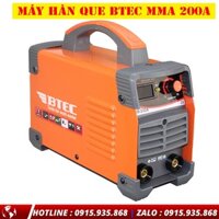 Máy hàn điện tử btec mma 200a, hàn que 2 -2.5 ly, kèm phụ kiện đầy đủ , Bảo tín Official Store