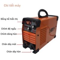 MÁY HÀN ĐIỆN TỬ CGC NHẬT BẢN, máy hàn mini, máy hàn que 2.5 đến 3.2, kéo mượt, phụ kiện đầy đủ phụ kiện bh 12 tháng