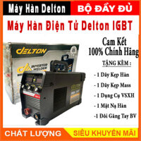 MÁY HÀN ĐIỆN TỬ DELTON 500S INVERTER JAPAN FULL PHỤ KIỆN KÉO 3.2MM TẶNG 10 QUE HÀN NEW 100%
