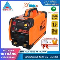 Máy hàn điện tử inverter Hồng Ký HK200N - bảo hành 18 tháng 200 ampe/linh kiện Nhật Bản/chế độ chống giật, chống quá tải