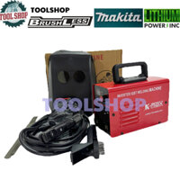 Máy hàn điện tử K-MAX 250A máy mini chuyên que 2.5 ly 3.2 ly siêu mạnh có dây đeo mang theo thuận tiện có chống thấm