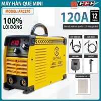 Máy hàn điện tử mini ARC270, hàn que 1.6-2.5ly, máy hàn gia đình giá rẻ, HÀN SẮT, INOX,CÔNG NGHỆ ILBT