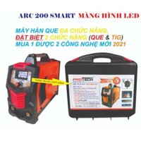 Máy Hàn Điện Tử Protech 200 Smart Màn hình LCD có tặng kính hàn_cò chức năng hàn tig quẹt