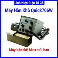 Máy hàn khò Quick 706W + 220V-630W, máy hàn công nghệ mới, tích hợp khò hàn động cơ không chổi than, tuổi thọ cao,...