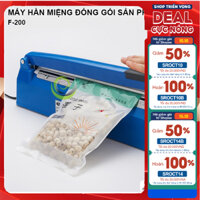 MÁY HÀN MIỆNG ĐÓNG GÓI BAO BÌ MÁY ÉP M TÚI NHỰA BÁNH KẸO QUÀ TẶNG F-200