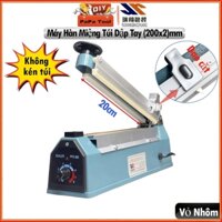 Máy hàn miệng túi (200x2)mm PapaTool- Ruixiang PFS-200 Ko kén túi, có dao cắt, vỏ hợp kim nhôm sơn tĩnh điện siêu bền