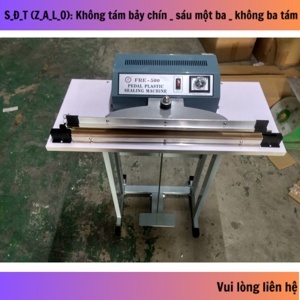 Máy hàn miệng túi dập chân FRE- 700