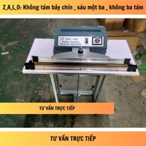 Máy hàn miệng túi dập chân FRE- 700