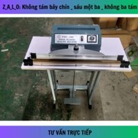 Máy hàn miệng túi dập chân FRE-600, đường hàn dài 60cm - Máy hàn miệng túi nilong PA, PP, PE, PVC loại dập chân