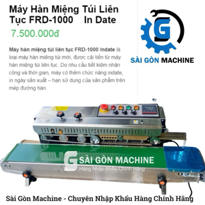 Máy hàn miệng túi FRD 1000