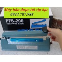 MÁY HÀN MIỆNG TÚI PFS200 VỎ SẮT TĨNH ĐIỆN GIÁ RẺ  máy hàn miệng túi tiện lợi tặng kèm dây tải nhiệt