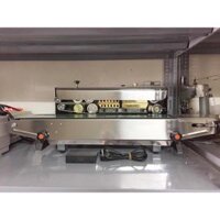 Máy hàn miệng túi tự động FR900 vỏ INOX băng chuyền dán bao bì thực phẩm bánh kẹo đồ khô theo tiêu chuẩn cao cấp