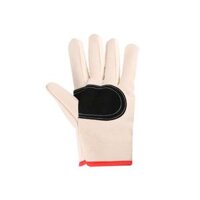 máy hàn mig jasic 250e Găng tay vải, dày hai lớp và chống mài mòn, được gia cố bằng lòng bàn tay, bảo hộ lao động khi hàn, cắt, xử lý tại chỗ và xử lý công việc hàn mag phụ kiện máy hàn mig Phụ kiện máy hàn