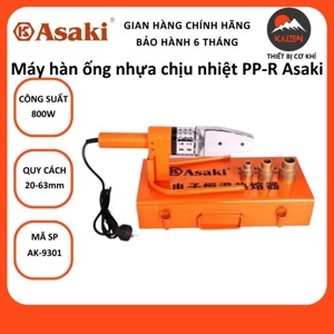 Máy hàn ống nhựa chịu nhiệt Asaki AK-9301