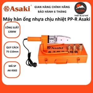 Máy hàn ống nhựa chịu nhiệt Asaki AK-9302