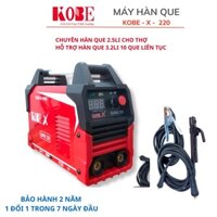 Máy hàn que KOBE X 220 chuyên sử dụng que hàn 2.5li - 3,2li chính hãng