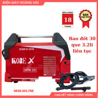 Máy hàn que mini KOBE X 220 công nghệ Nhật chuyên que hàn 3.2li- 2.5li