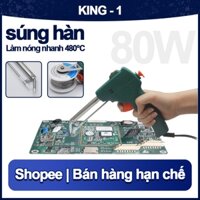 Máy Hàn Thiếc Japan 150W Gia Nhiệt Cực Nhanh - Mỏ Hàn Thiếc Dạng Súng Tự Đẩy 150W